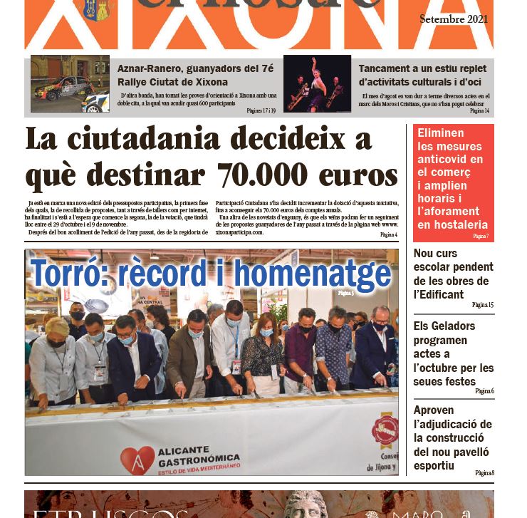 Portada septiembre 2021