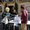 Mesa de votación de los presupuestos participativos de Xixona 2023