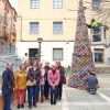árbol de Navidad de ganchillo en Xixona