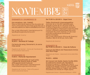 Agenda cultural de noviembre