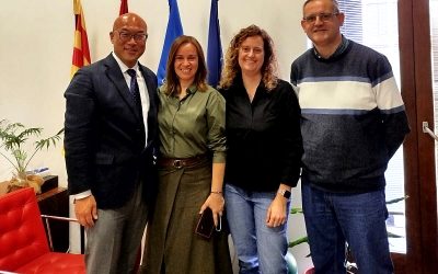 L’alcaldessa Isabel López rep al nou director de la planta de P&G
