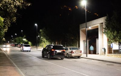 L’Ajuntament millora la il·luminació del principal accés al centre urbà